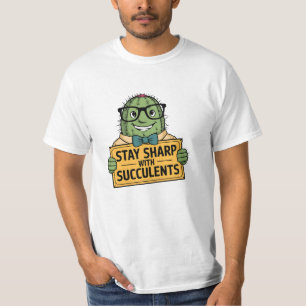 Funny and Cute Succulent Lover Graphics T-Shirt
