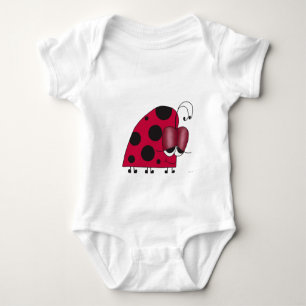 Funny and Euphoric Ladybug Baby Bodysuit