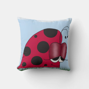 Funny and Euphoric Ladybug Cushion