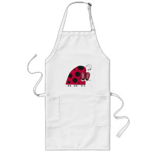 Funny and Euphoric Ladybug Long Apron