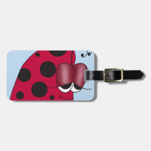 Funny and Euphoric Ladybug Luggage Tag