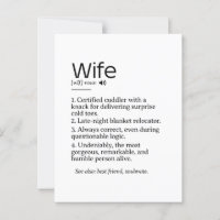 Funny and Heartfelt Wife Definition 