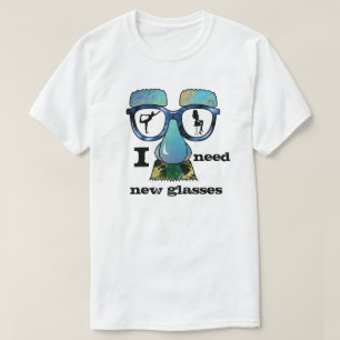 Funny and Hilarious Cheating Guy with Glasses T-Shirt