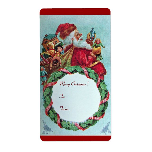 FUNNY AND HUMOROUS SANTA CLAUS VINTAGE CROWN (Front)