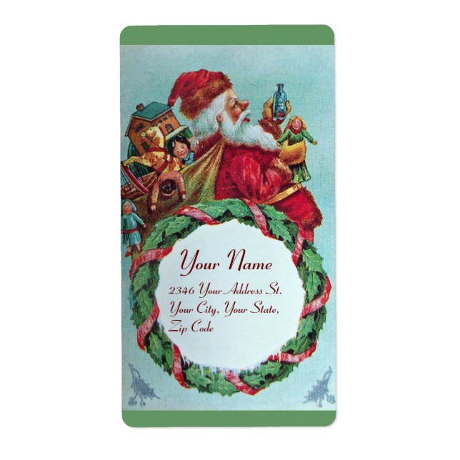 FUNNY AND HUMOROUS SANTA CLAUS VINTAGE CROWN (Front)