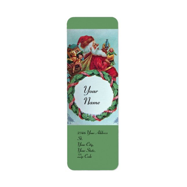 FUNNY AND HUMOROUS SANTA CLAUS VINTAGE CROWN (Front)