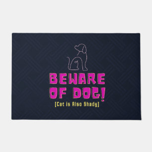 Funny and Humourous Welcome Mats   Beware of Dog