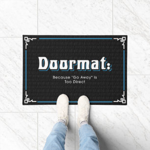 Funny and Humourous Welcome Mats   Go Away