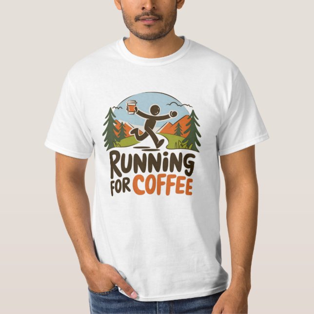 Funny and Motivational Running Designs T-Shirt (Front)