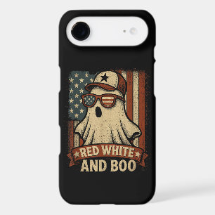 Funny and patriotic Red white and boo