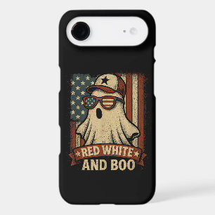 Funny and patriotic Red white and boo