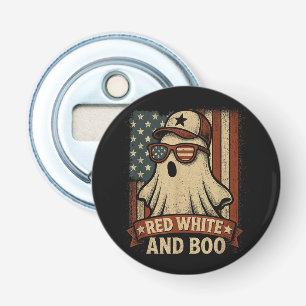 Funny and patriotic Red white and boo Bottle Opener