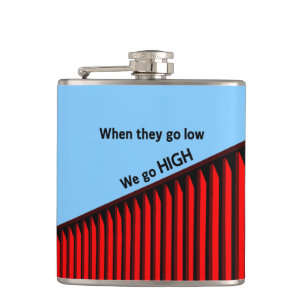 Funny and Positive Hip Flask