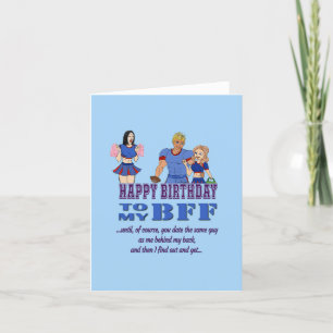 Funny and Sarcastic Birthday Card for my BFF