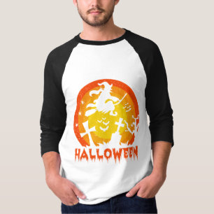 Funny And Scary Halloween witch costume T-Shirt