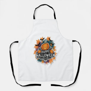 Funny and Spooky Halloween Quotes Happy Apron