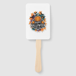 Funny and Spooky Halloween Quotes Happy Hand Fan