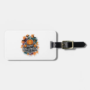 Funny and Spooky Halloween Quotes Happy Luggage Tag