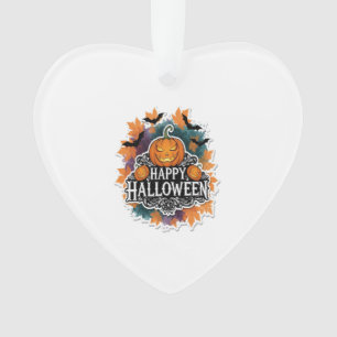 Funny and Spooky Halloween Quotes Happy Ornament