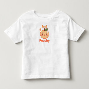 Funny and Sweet Peach Pun Toddler T-Shirt