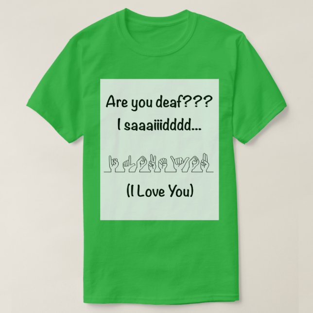 Funny and Sweet T-Shirt (Design Front)