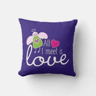 Funny Angel - All I Meet Is Love 2 Cushion
