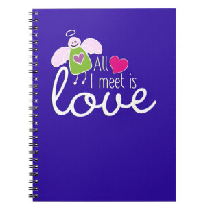 Funny Angel - All I Meet Is Love 2 Notebook