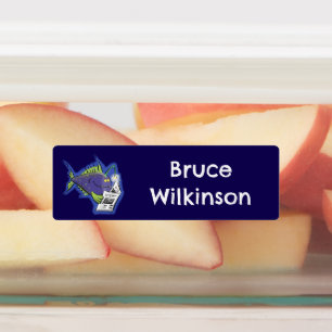 Funny angler fish cartoon personalised