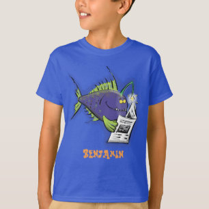 Funny angler fish cartoon T-Shirt