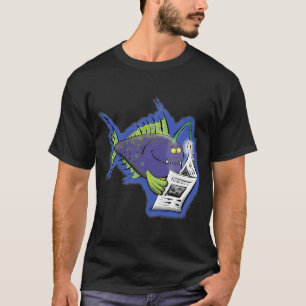 Funny angler fish cartoon T-Shirt