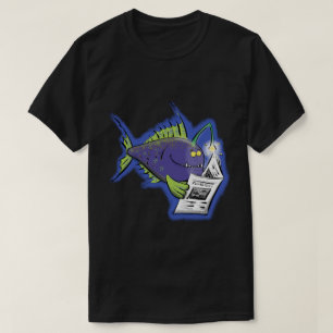 Funny angler fish cartoon T-Shirt