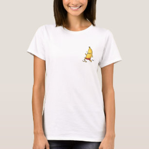 Funny Angry Banana Tripping Over Peel T-Shirt