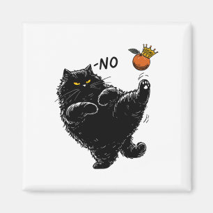 Funny Angry Black Cat That's No Kings In America K Magnet
