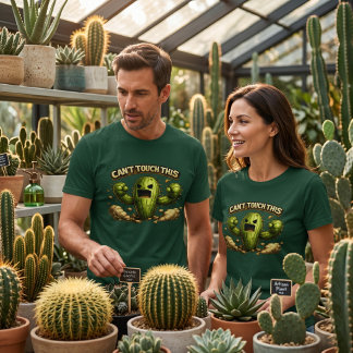 Funny Angry Cactus T-Shirt