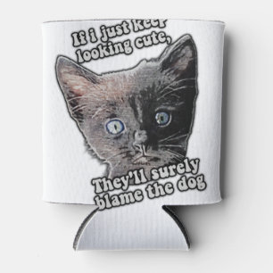 Funny angry cat meme for cat owners and lovers can cooler