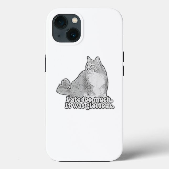 Funny angry cat meme for kitten lovers & cat owner Case-Mate iPhone case (Back)