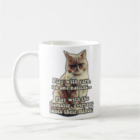 Funny angry cat meme for kitty persons &cat lovers