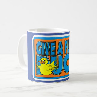 FUNNY ANGRY DUCK 4X4 DUCKING DESIGN COFFEE MUG