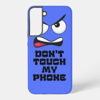 Funny Angry Face Dont Touch My Phone Case