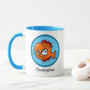 Funny Angry Goldfish Personalised Mug