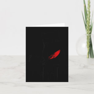 Funny Angry Murderous Black Cat What With Knife Card