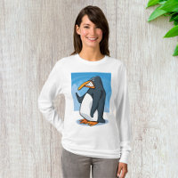 Funny Angry Penguin Cartoon Cool Waving 