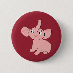 Funny animal 6 cm round badge