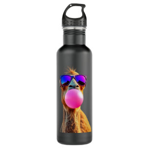 Funny animal art – perfect gift for animal lovers  710 ml water bottle
