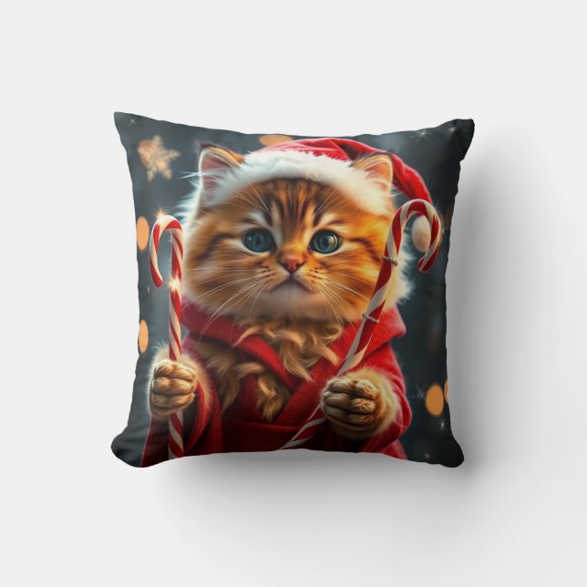 Funny animal art – perfect gift for animal lovers  cushion (Front)