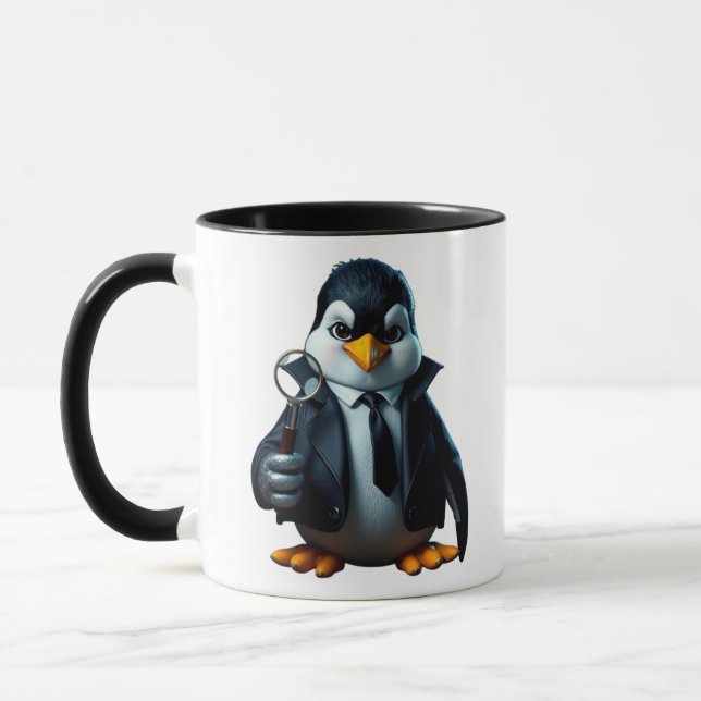 Funny animal art – perfect gift for animal lovers  mug (Left)