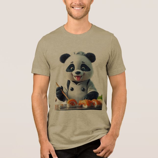 Funny animal art – perfect gift for animal lovers  Tri-Blend shirt (Front)