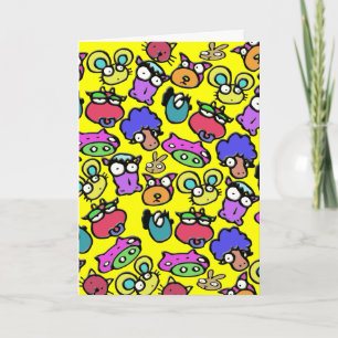 Funny animal cartoon retirement farewell card