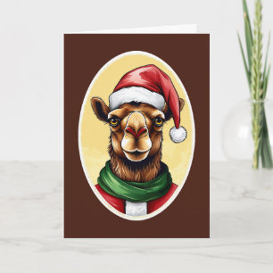 Funny Animal Christmas Favourites - Camel 1 Card