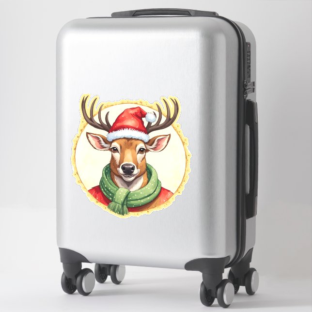 Funny Animal Christmas Favourites - Deer 2 (Suitcase)